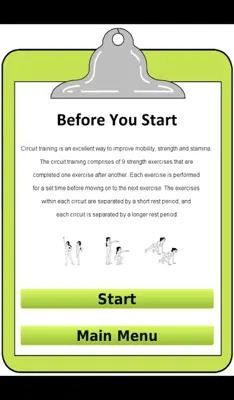 Circuit Training android App screenshot 1